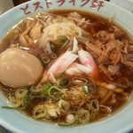 どストライク軒 ファクトリー - 肉野菜つけそば つけ汁