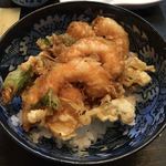天富士 - ⒐かき揚げで天丼