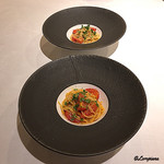 カーサ・デル・チーボ - ﾊﾞﾌﾝｳﾆ＆ﾑﾗｻｷｳﾆ 冷製ｽﾊﾟｹﾞﾃｨｰﾆ