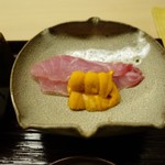 道人 - 白甘鯛と雲丹