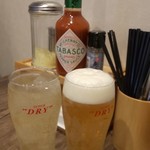 お一人様用すぱげてぃ専門店 ちゃっぷまん - 乾杯！