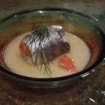 IL TEATRINO DA SALONE - 太刀魚 ポレンタ トマト（2019.10）