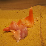 鮨 山浦 - 北海道野付　青柳 ・山口　赤貝