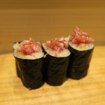 鮨 山浦 - トロタク巻き