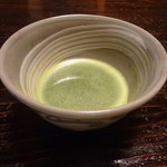 美山荘 - ウエルカムティー：抹茶