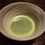 美山荘 - ウエルカムティー：抹茶
