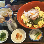 Daigiku - ネギトロ丼＋うどん