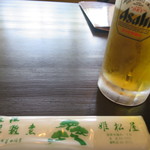 姫松屋 - 暑かったので、ビールも