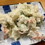 炭火やきとり なべちゃん - 「手作りポテトサラダ」200円也。