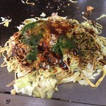 お好み焼 久美ちゃん - そば肉玉子の麺１．５玉