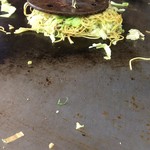 お好み焼 久美ちゃん - 調理中3