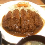 一汁五穀 - 岡山名大デミとんかつ定食