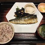Ootoya - サバの炭火焼き魚定食890円です