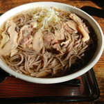 Toiya - 冷たい肉蕎麦（大盛）