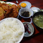 盛岡食堂 - 唐揚げ定食 \980