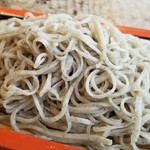 更科 - お蕎麦近影
            このお蕎麦、とっても好みっ！