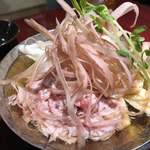 鶏飛人 - 名物！牛かっぱ鍋　1人前　780円