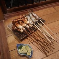 柳家 - 松茸と鮎の日干し