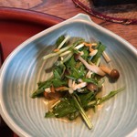 Youshuuji - 水菜ときのこのサラダ