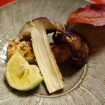 美山荘 - 焼き松茸