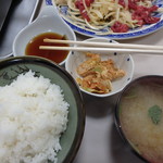 赤のれん - 上バラ焼定食¥1,100