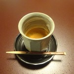 美山荘 - 朝食：梅茶
