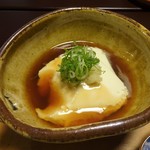 美山荘 - 朝食：自家製豆腐