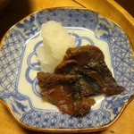 美山荘 - 朝食：鯖のへしこ