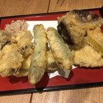 UONOSU - 季節野菜の天婦羅　800円