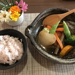 雅 - 魚料理、雑穀米
