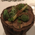 AZUR et MASA UEKI - 箱庭のような山菜の盛り合わせ