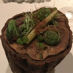 AZUR et MASA UEKI - 箱庭のような山菜の盛り合わせ