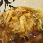 そばよし - 衣と汁の関係