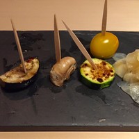 中目黒 いぐち 本店 - 季節の野菜 4種~トマト・ナス・キノコ・ズッキーニ