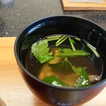 瞬 - 肝吸い。どこまでも上品