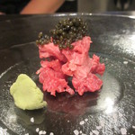 肉のながおか - 生タンキャビア、贅沢っ！