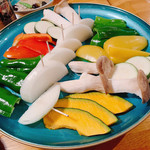 新日鐵住金名古屋きそこま山荘 - 新鮮野菜焼き