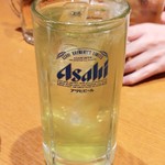 居酒屋GIN - 緑茶ハイ 390円