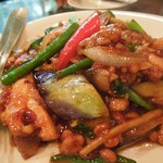 中華酒膳 幸龍 - （2012/1月）「鶏肉と納豆のピリ辛炒め」