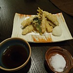 和み庵　篤屋 - 若さぎ  天麩羅（お塩かてんつゆで）