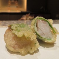 天麩羅 巽 - 山口産甘鯛の大葉巻