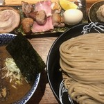 中華蕎麦 とみ田 - つけめん(並)＋特選全部のせトッピング＋心の味焼売