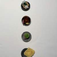 オマージュ - アミューズ、縦一列に並べて。