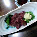 ふく田 - レバ刺し