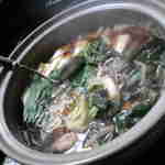 ふく田 - 黒胡椒風味の河豚ちゃんこ