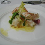 エルガーハウス - フォアグラを海老に変えての前菜