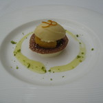 エルガーハウス - オレンジのムースとメープルのアイスクリーム