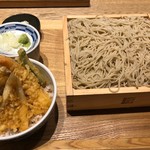 Jinenjo An - 天丼とお蕎麦のセット　1,298円