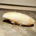 菊鮨 - 墨烏賊・・コリコリとした食感もいい品。