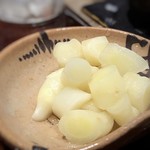 菊鮨 - ガリ･･こちらの「ガリ」は好み。